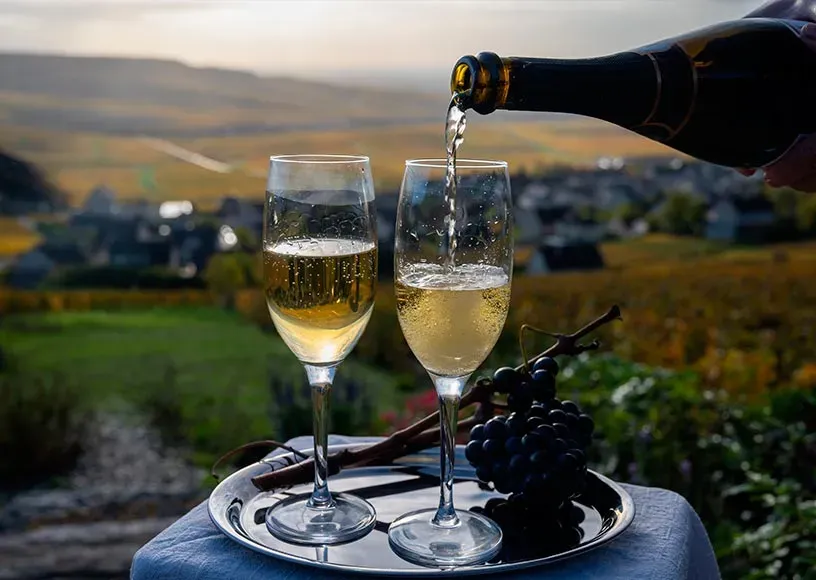Livraison champagne à Beaunay